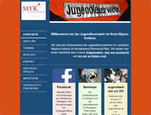 Tablet Screenshot of jugendfeuerwehr-myk.de